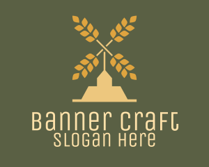 Wheat Windmill Farm logo design