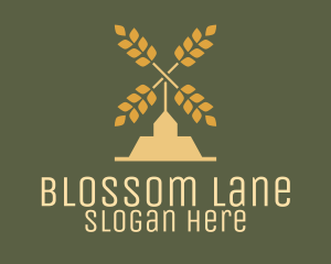 Wheat Windmill Farm logo design