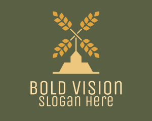 Wheat Windmill Farm logo design