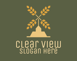 Wheat Windmill Farm logo design