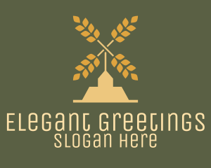 Wheat Windmill Farm logo design