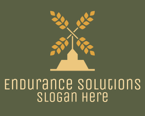 Wheat Windmill Farm logo design