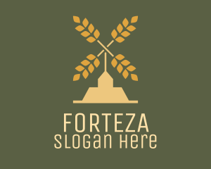 Wheat Windmill Farm logo design