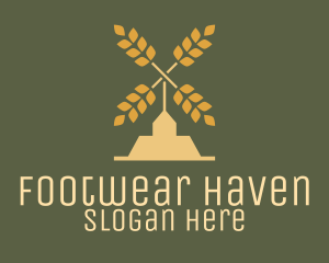 Wheat Windmill Farm logo design