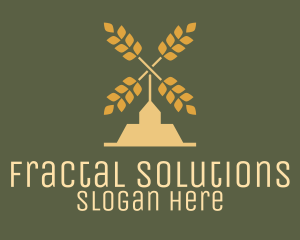 Wheat Windmill Farm logo design