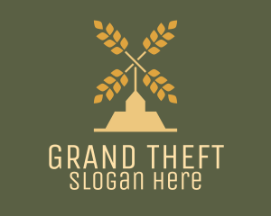 Wheat Windmill Farm logo design