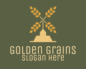 Wheat Windmill Farm logo design