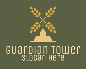 Wheat Windmill Farm logo design