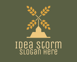 Wheat Windmill Farm logo design