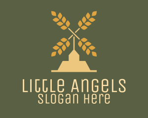 Wheat Windmill Farm logo design