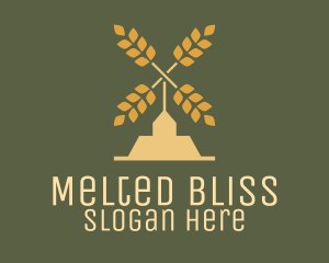 Wheat Windmill Farm logo design