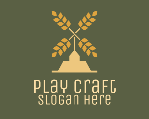 Wheat Windmill Farm logo design