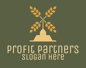 Wheat Windmill Farm logo design