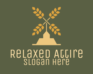 Wheat Windmill Farm logo design