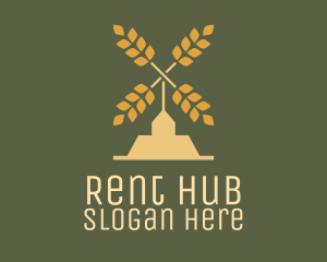 Wheat Windmill Farm logo design