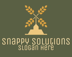 Wheat Windmill Farm logo design