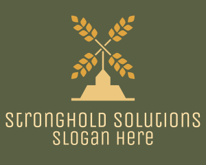 Wheat Windmill Farm logo design