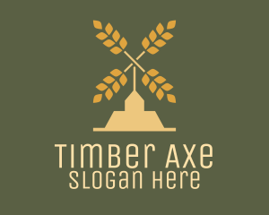 Wheat Windmill Farm logo design