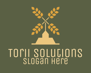 Wheat Windmill Farm logo design