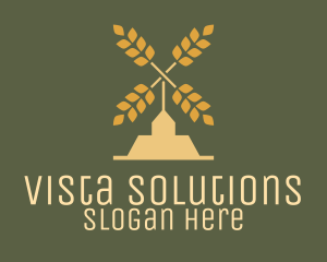 Wheat Windmill Farm logo design