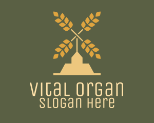 Wheat Windmill Farm logo design