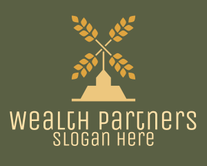 Wheat Windmill Farm logo design