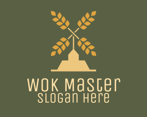 Wheat Windmill Farm logo design