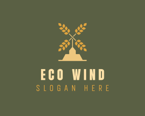 Windmill - Wheat Windmill Farm logo design