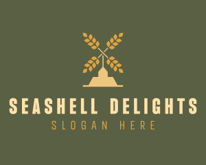 Wheat Windmill Farm logo design