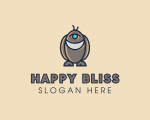 Happy Cyclops Monster  logo design