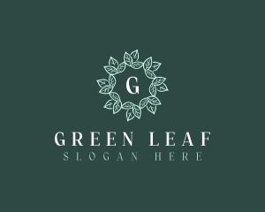 Laurel Wreath Leaves logo design