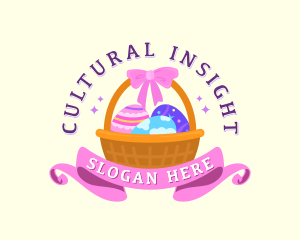 Easter Egg Basket logo design