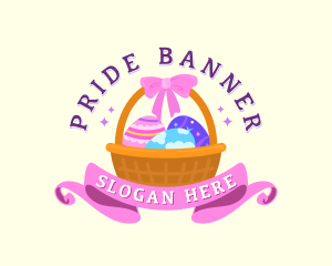 Easter Egg Basket logo design