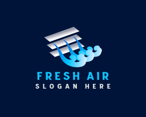 HVAC Cooling Ventilation logo design