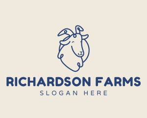 Happy Goat Farm logo design