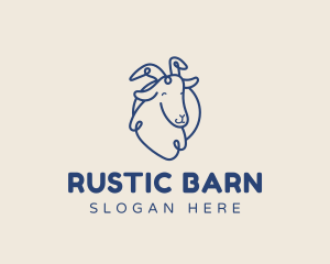 Happy Goat Farm logo design