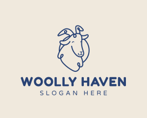 Happy Goat Farm logo design