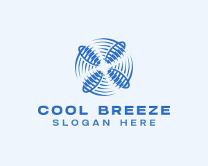 Fan - Fan Ventilation HVAC logo design