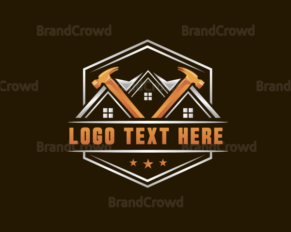 Renovation Handyman Hammer Logo