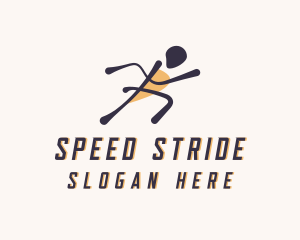 Sport Runner Athlete logo design