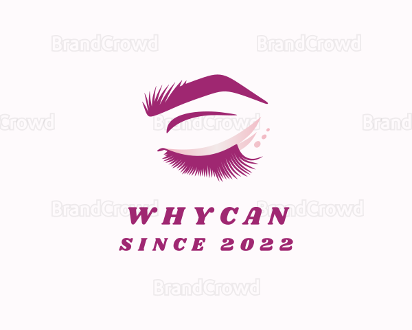 Feminine Beauty Eyelash Logo