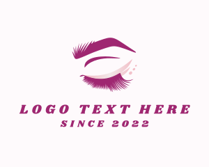 Eyebrow - Feminine Beauty Eyelash logo design