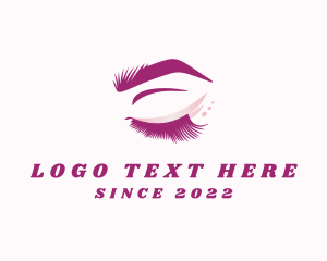 Girl - Feminine Beauty Eyelash logo design