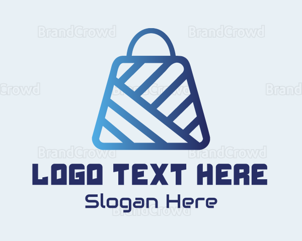 Shop Logo tartan bag Online