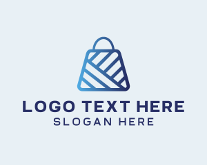 Shopping - Online Market Bag logo design