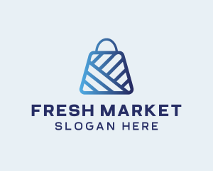 Market - Online Market Bag logo design
