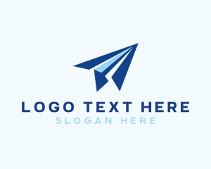 Delivery - Paper Plane Forwarding logo design