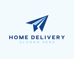 Paper Plane Forwarding logo design