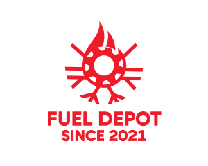 Gasoline - Industrial Fuel Company logo design