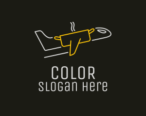 Airport - Airplane Fine Dining logo design
